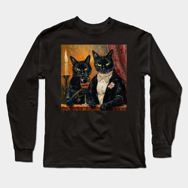 Decadent Cats Long Sleeve T-Shirt by HiLife